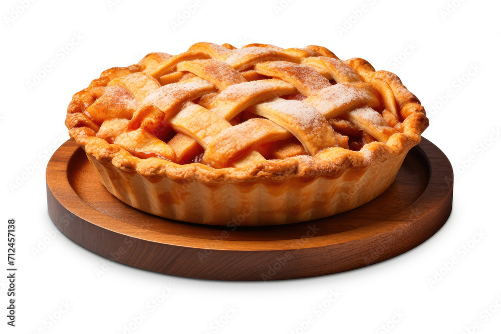 Scrumptious Apple Pie Close-Up