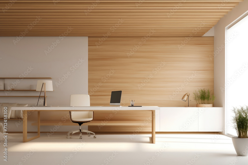 Fototapeta premium Chic Office Design in a Contemporary Structure