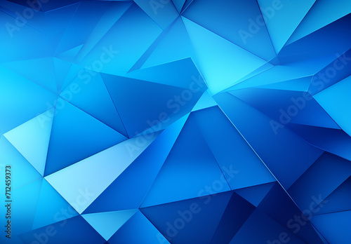 Dark Blue Vector Polygonal Template photo