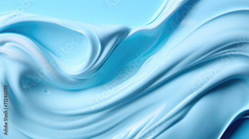 Close-Up of Blue and White Liquid