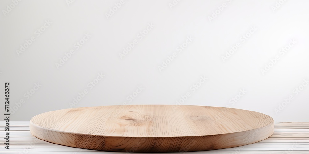 White background, wooden table for product display. White background, wooden table for product display.