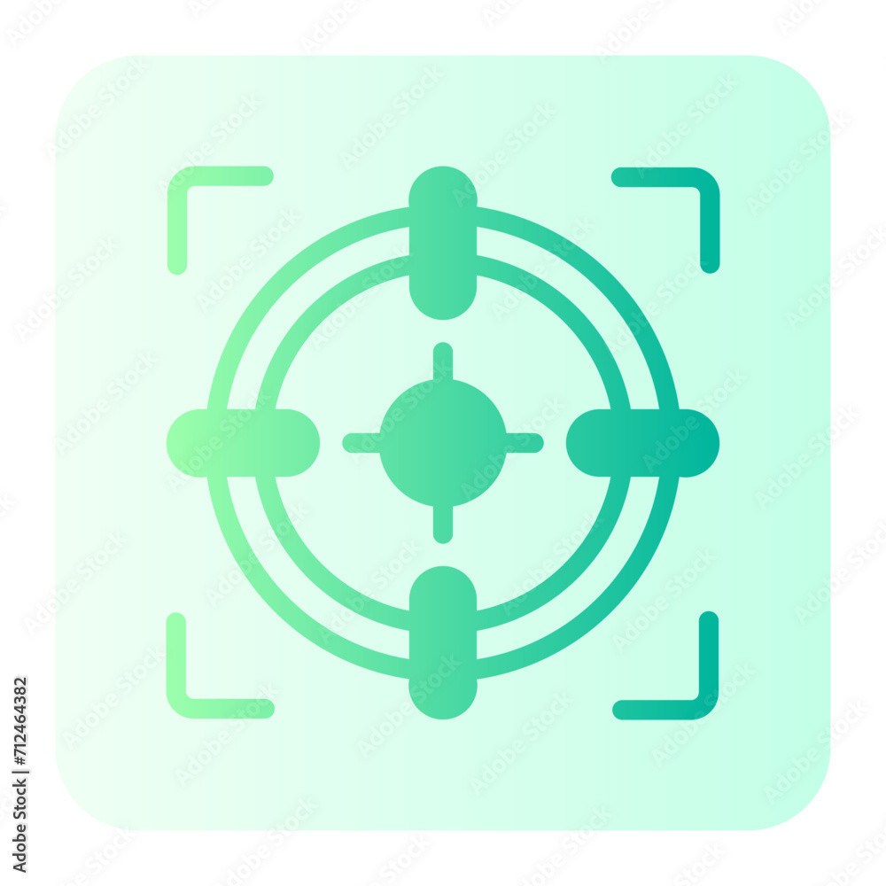 target gradient icon target gradient icon
