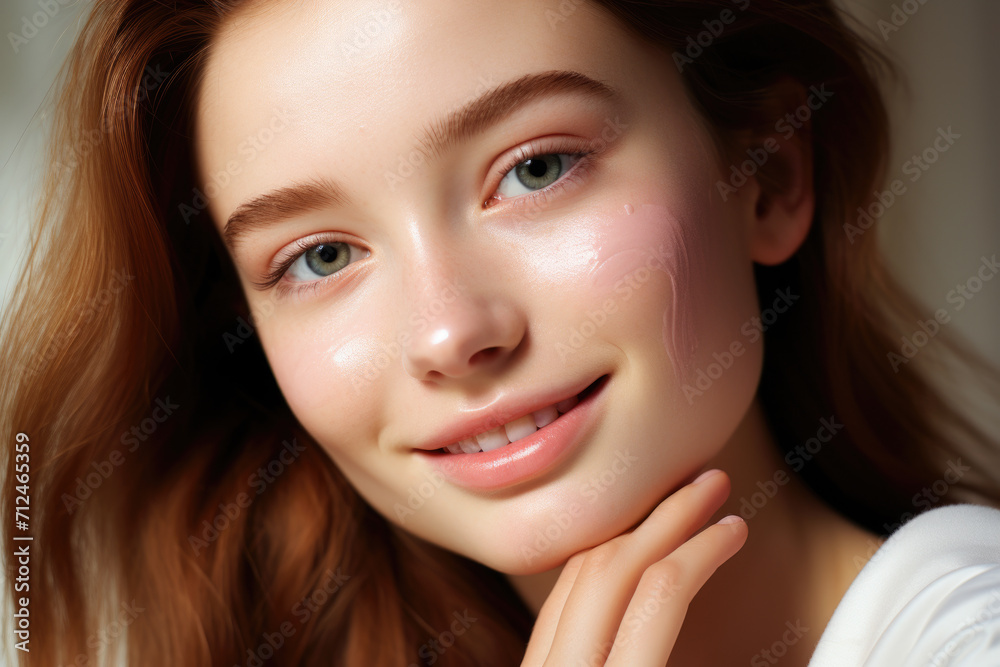 Close-Up of Woman with Red Hair