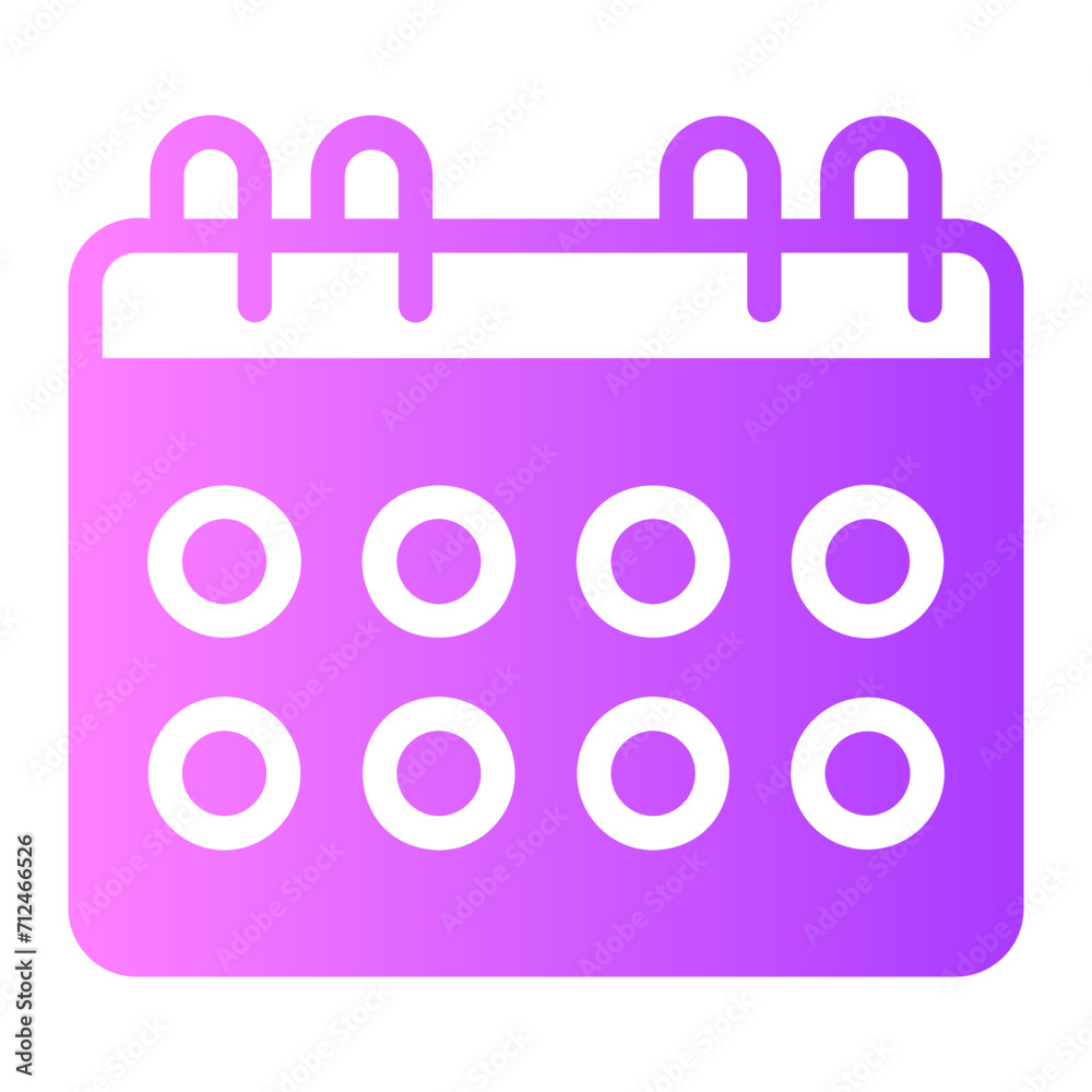 calendar gradient icon calendar gradient icon