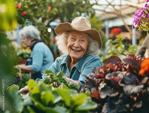 Harvesting Joy: Elderly Friends and Their Garden