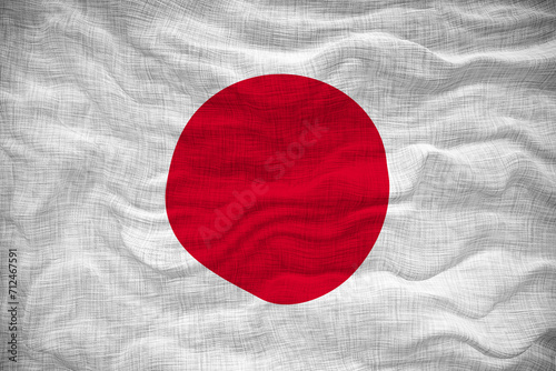 National flag of Japan. Background with flag of Japan.