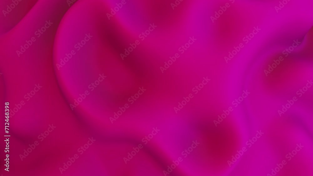 3D Animation - Looped animated vibrant pink abstract background with swirling texture