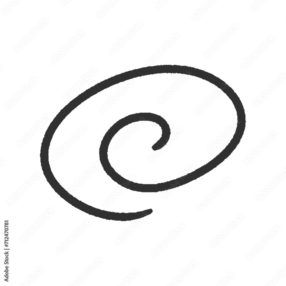 手書きの黒い二重丸 -  正解･とても良い･重要のイメージ素材