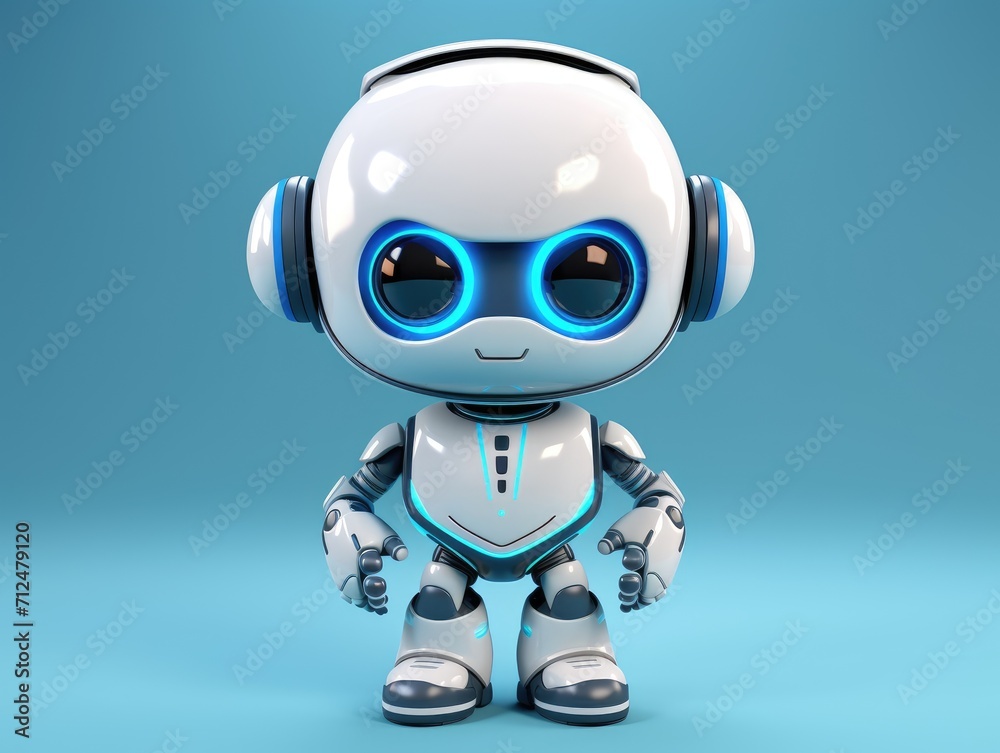 Customer support service 3d Chatbot. Neural network, AI servers and robots technology. Artificial intelligence Chat Bot answer user Customer support service 3d Chatbot. Neural network, AI servers and robots technology. Artificial intelligence Chat Bot answer user