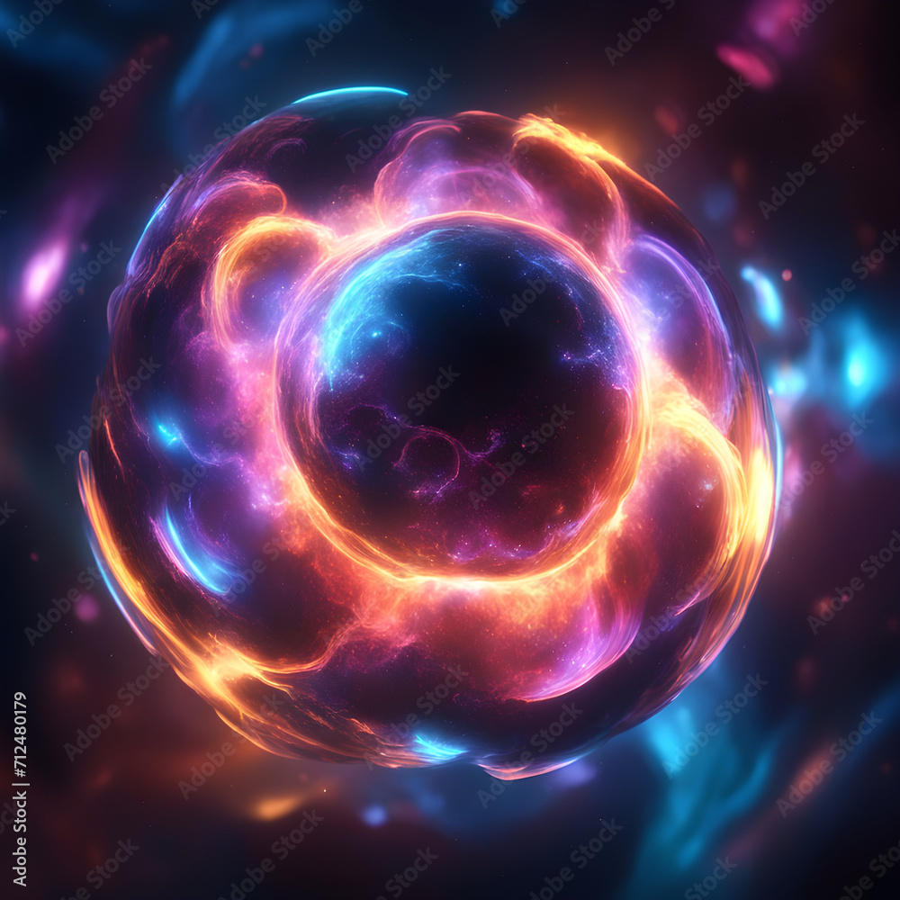 Black Hole Colorised Wallpaper or Background