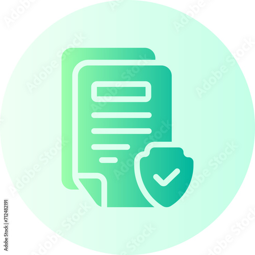 insurance gradient icon