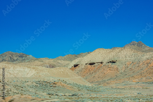 Baiyin City, Gansu Province - Wind turbines and Gobi scenery