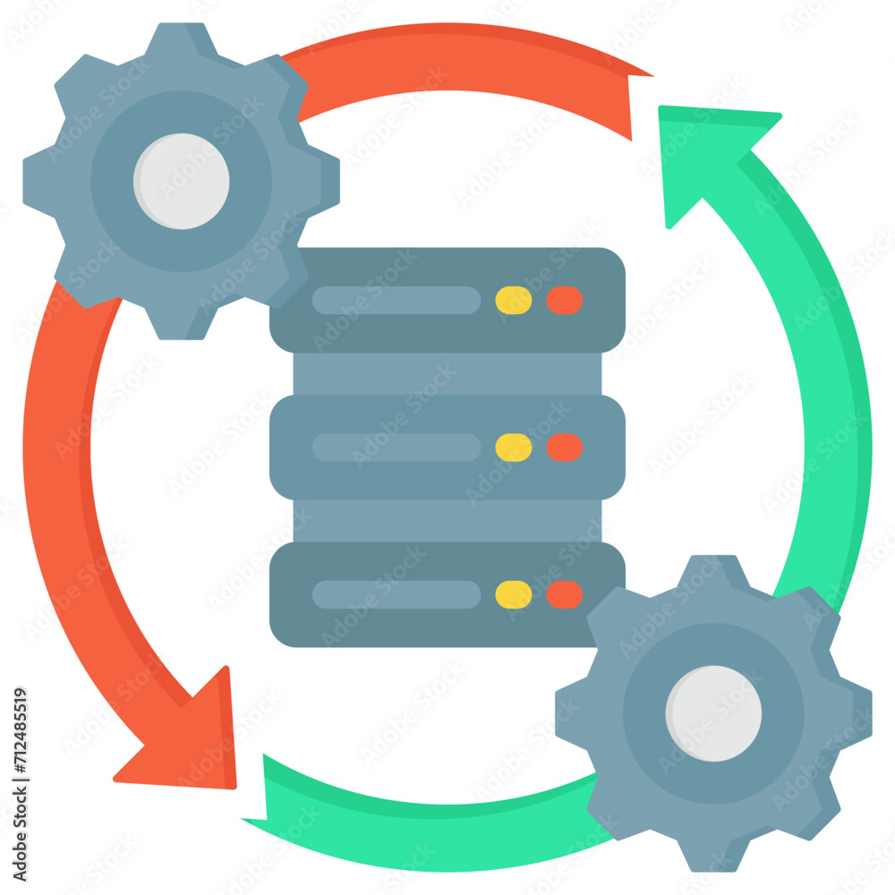 Fototapeta premium Data Processing icon