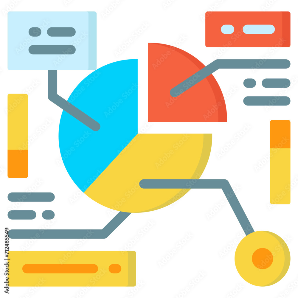 Obraz premium Chart icon