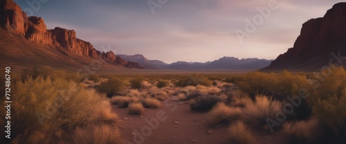 Mountain desert texas background landscape. Wild west western adventure explore inspirational vibe © Adi