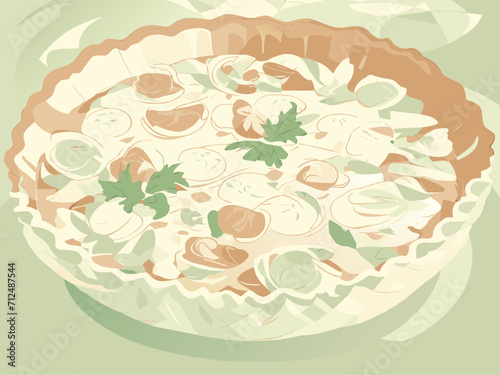 Seafood salmon and spinach tartlets