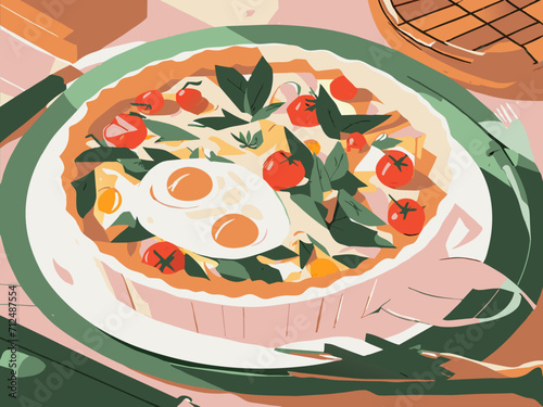 Seafood salmon and spinach tartlets