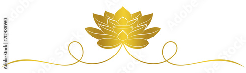 Lotus flower vector for vesak day background 3