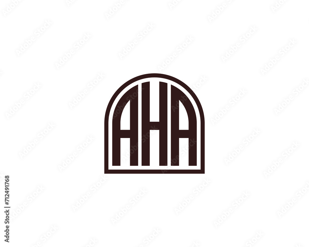 AHA LOGO DESIGN VECTOR TEMPLATE AHA LOGO DESIGN VECTOR TEMPLATE