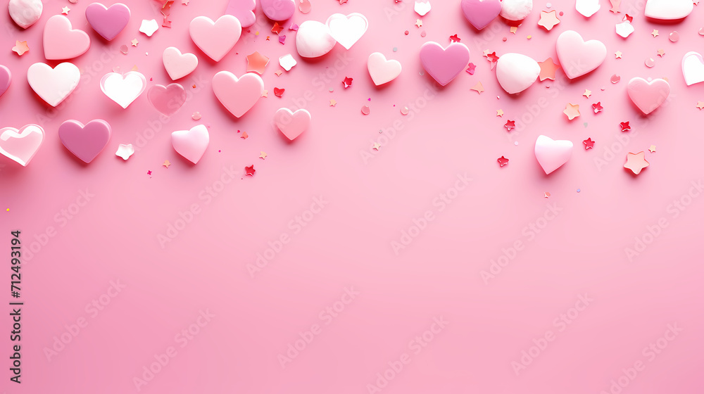 Vibrant Valentine's Day background, hearts background Vibrant Valentine's Day background, hearts background