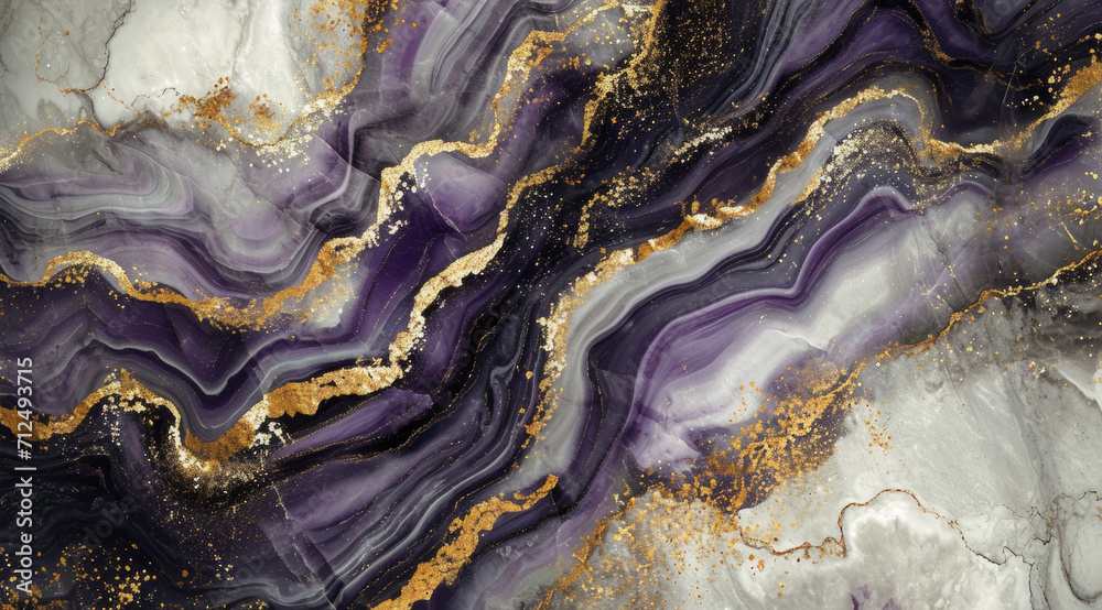 Fototapeta premium Abstract, background and wallpaper design on canvas for wall, backdrop or printing. Color, creative art and beautiful texture painting for interior artwork, copyspace and creativity inspiration