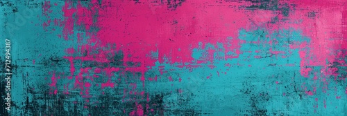 Trendy grunge design featuring hot pink and cyan textures, perfect for creating eye-catching posters and web banners for extreme sports like racing, cycling, football, motocross, basketball, gridiron,