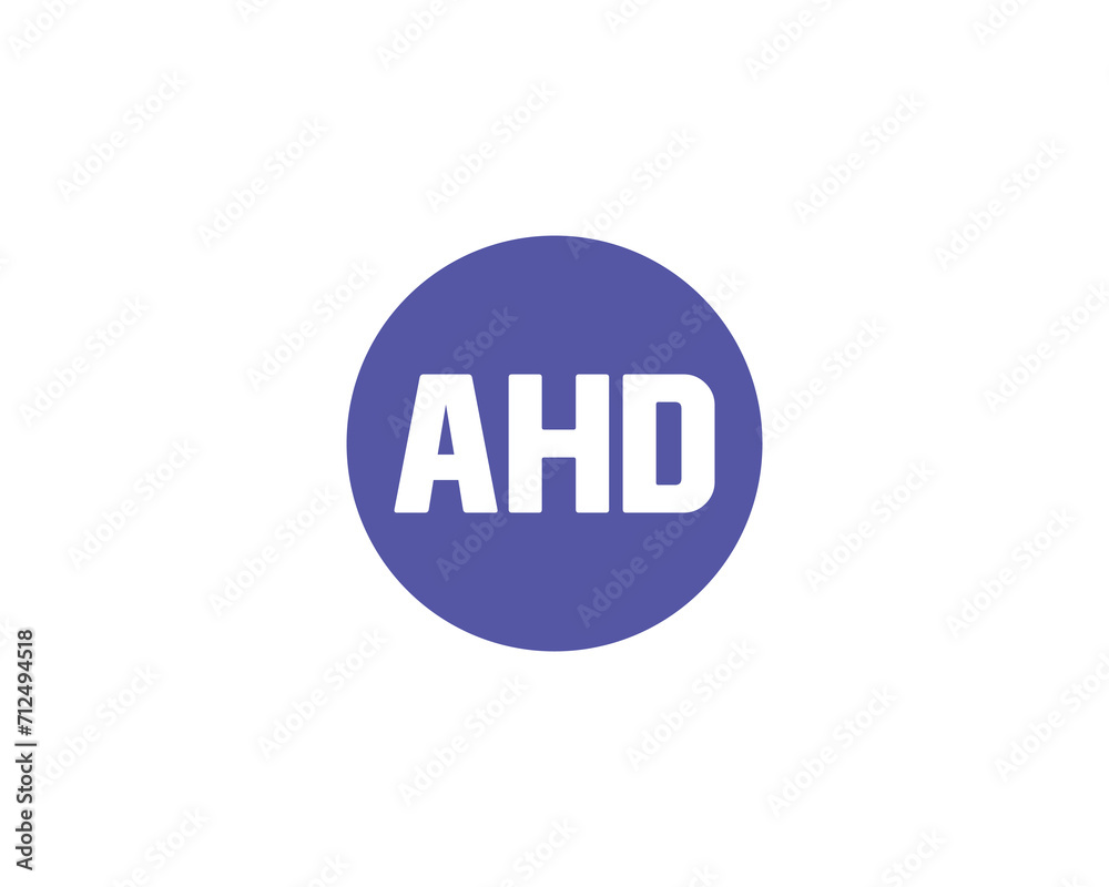 AHD LOGO DESIGN VECTOR TEMPLATE AHD LOGO DESIGN VECTOR TEMPLATE