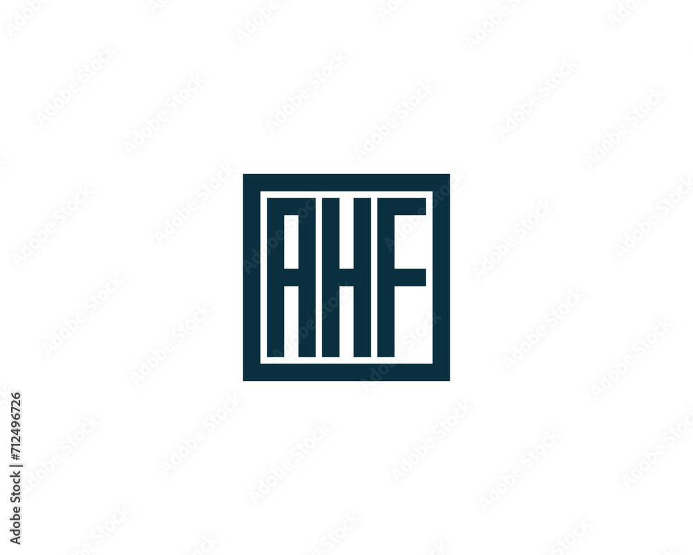 AHF LOGO DESIGN VECTOR TEMPLATE