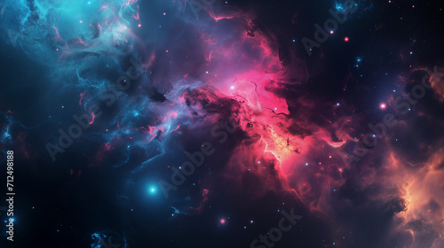 illustration of galaxy  ai generated