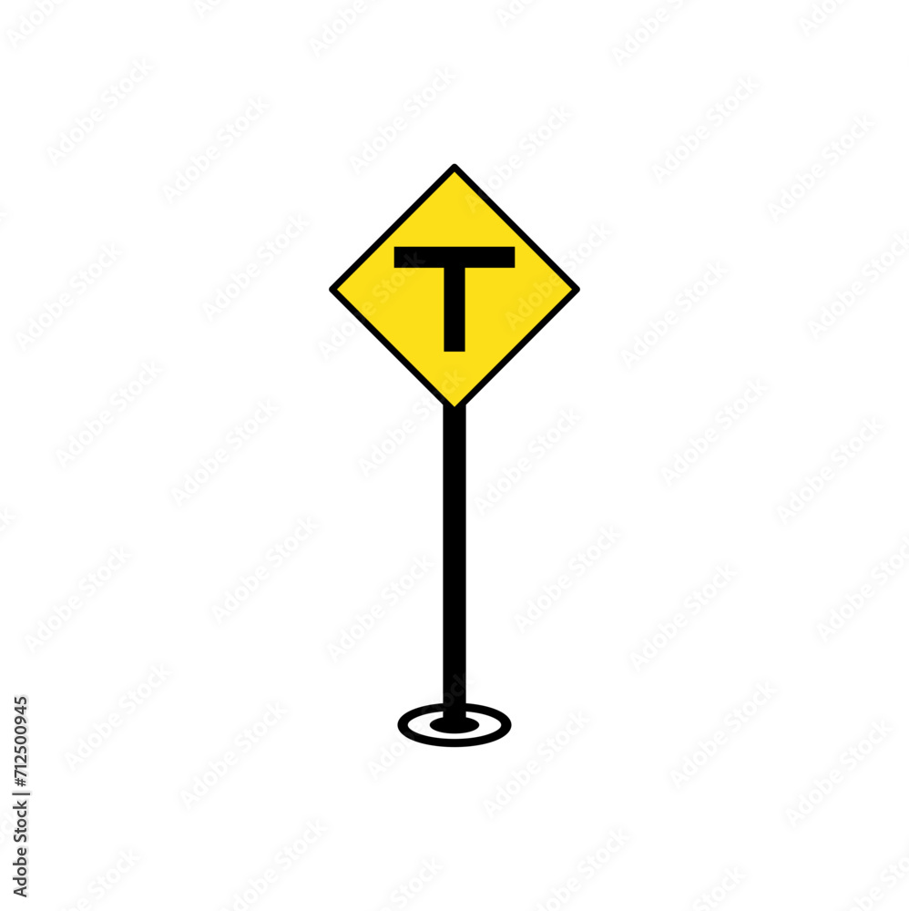 Traffic Sign Poles Vector Illustration Traffic Sign Poles Vector Illustration