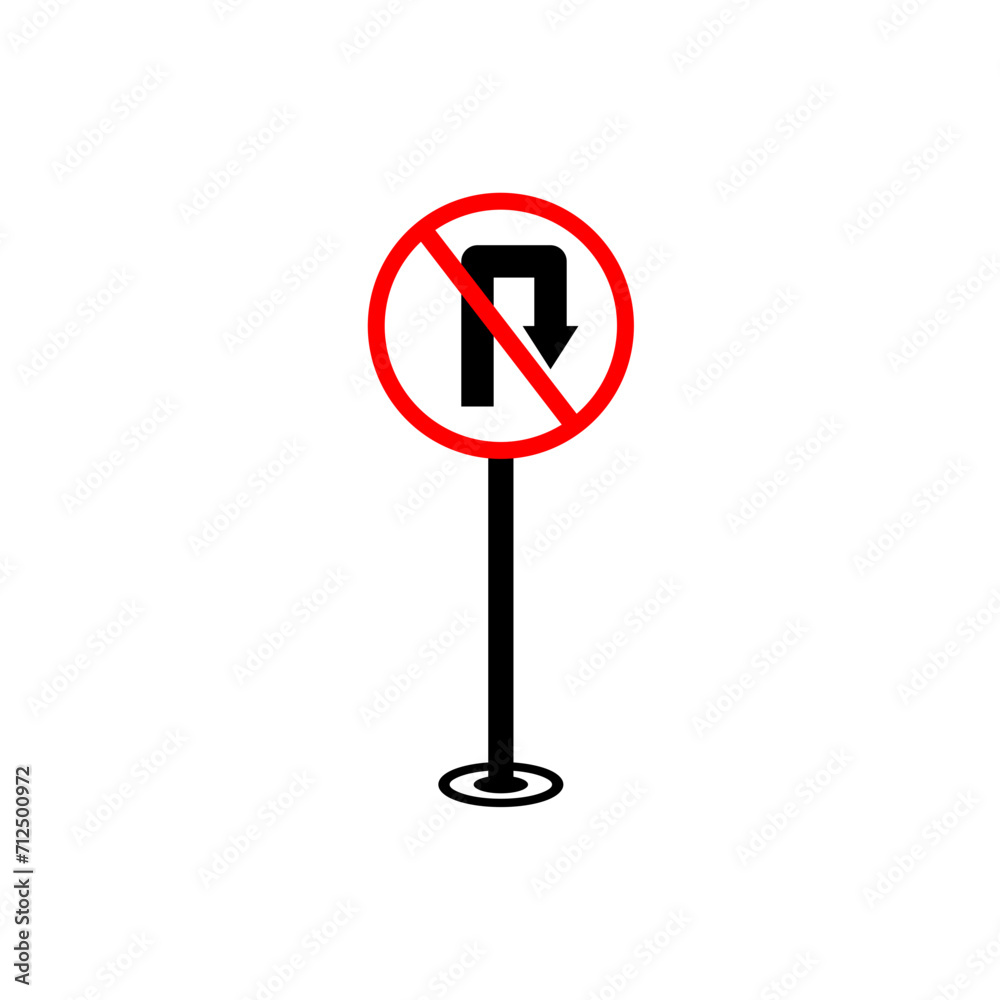 Traffic Sign Poles Vector Illustration Traffic Sign Poles Vector Illustration
