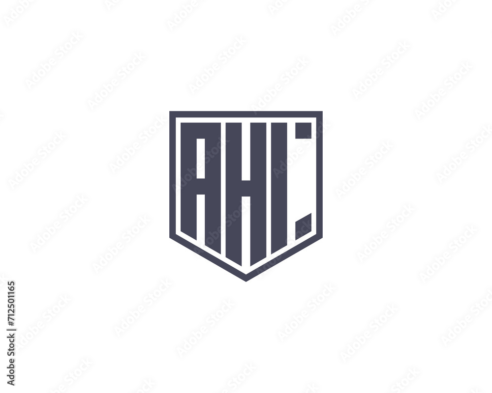 AHI logo design vector template AHI logo design vector template