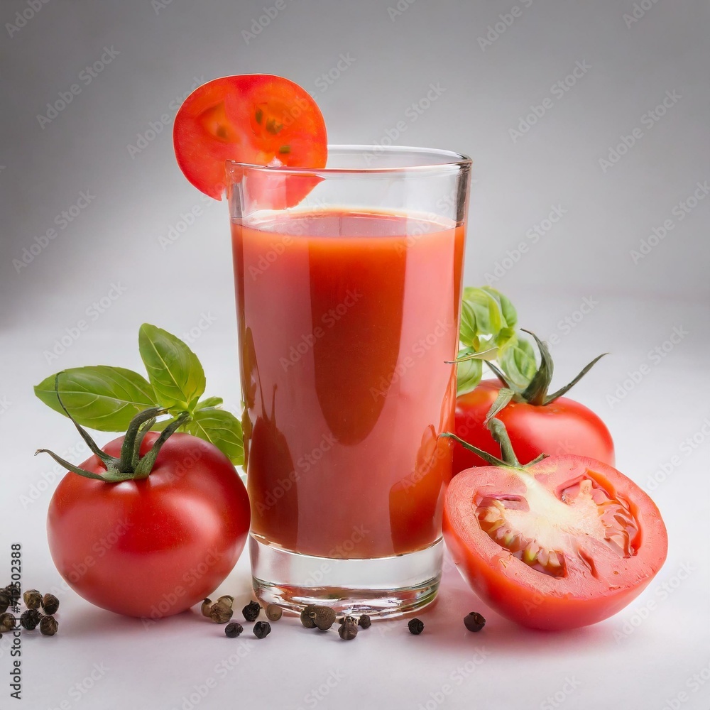 Tomato Herb Elegance: Refreshing Juice with Aromatic Herbs and Peppercorns Tomato Herb Elegance: Refreshing Juice with Aromatic Herbs and Peppercorns