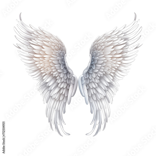  Transparent Drawing of V-Shaped Wings AI-Generated