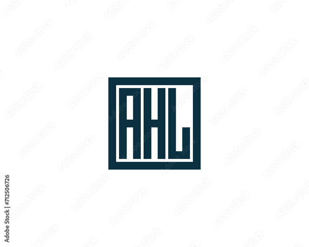 AHL Logo design vector template AHL Logo design vector template