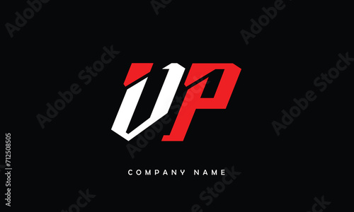 VP, PV, V, P Abstract Letters Logo Monogram photo