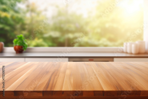 Design template with copy space on a wooden counter