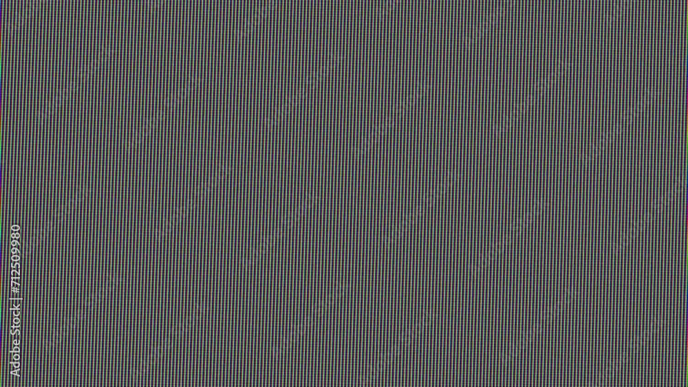 small lcd led screen overlay texture -  flickering rgb diodes effect with some noise and distortion - tv or computer monitor display