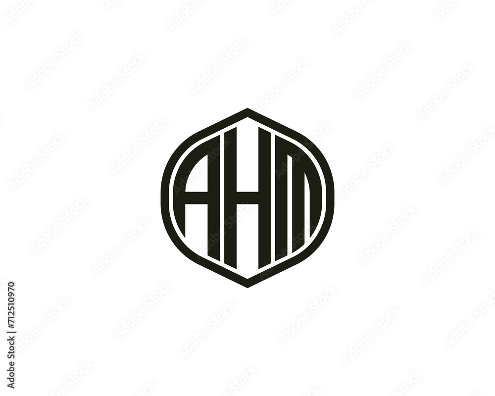 AHM Logo design vector template AHM Logo design vector template