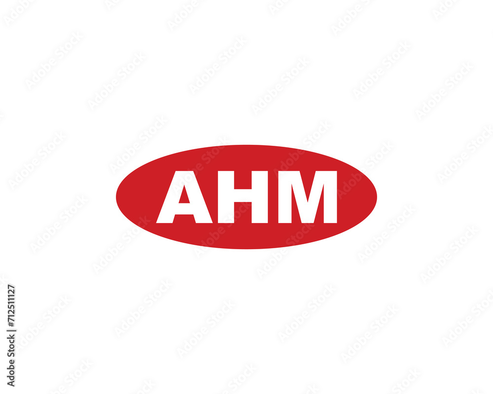 AHM Logo design vector template AHM Logo design vector template
