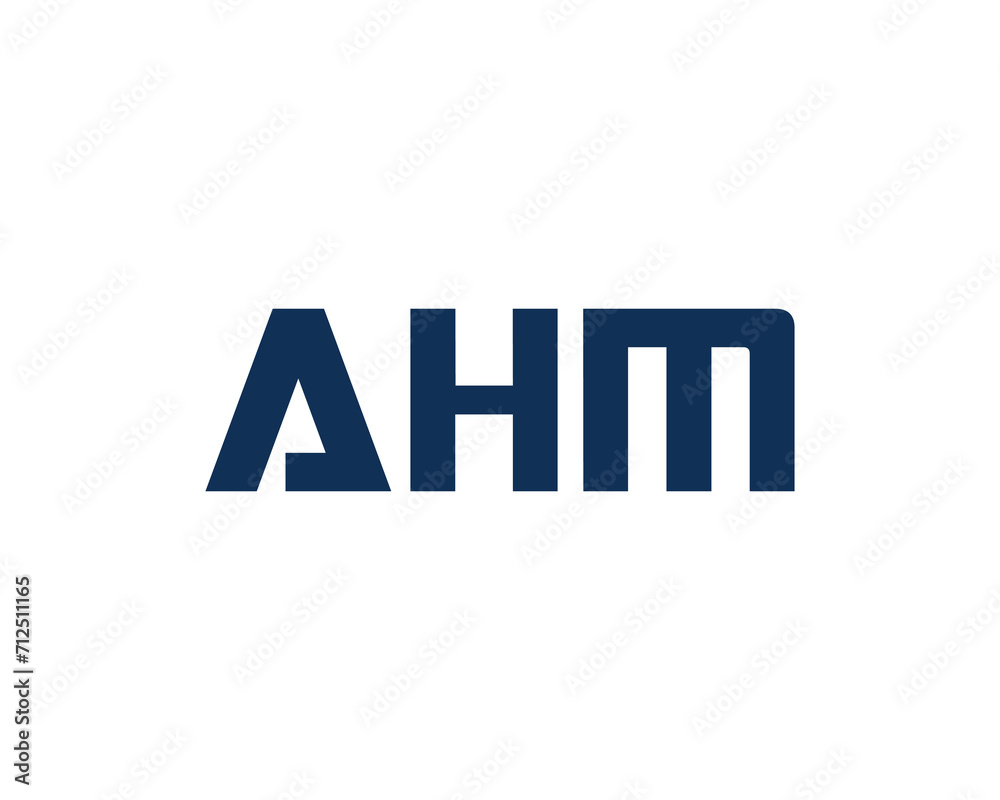 AHM Logo design vector template AHM Logo design vector template