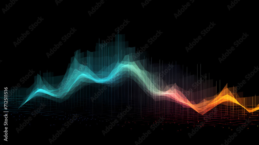 Technology abstract lines background and light effects, technology sense background Technology abstract lines background and light effects, technology sense background