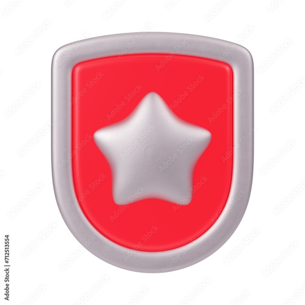 3D Game Badges buttons in hexagon icon illustration 3D Game Badges buttons in hexagon icon illustration