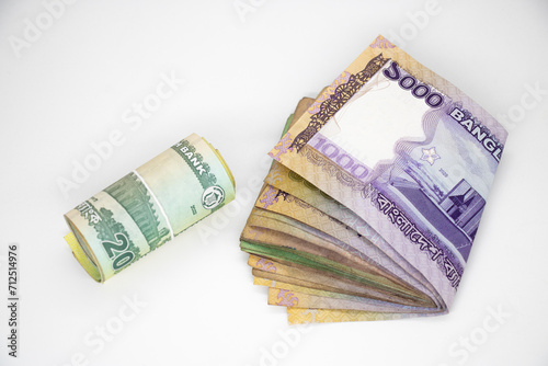 Bangladesh bank note currency or banknotes of bangladesh, taka or money