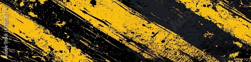 Dynamic charcoal black and yellow grunge texture artwork for a versatile poster and web banner, suitable for impactful applications in extreme sportswear, racing, cycling, football, motocross,