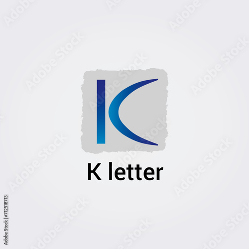 Icone Lettre K pour Design Logos, Symbole, Illustration Pictogramme Monogramme pour Business, Variations Alphabet Isolé Silhouette