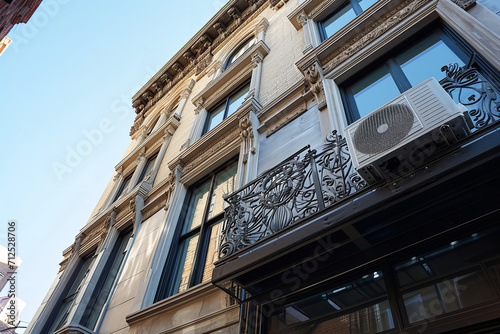 Heat pump installation in a historic building