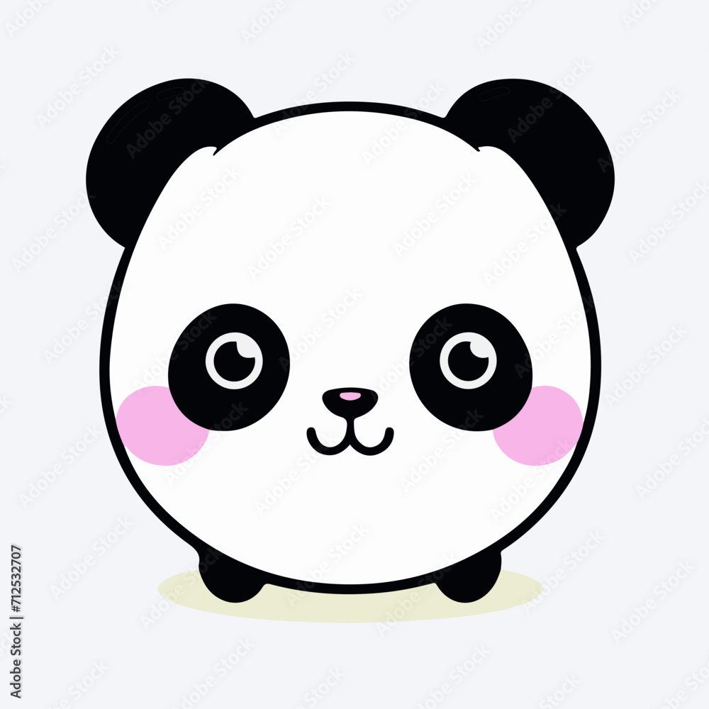 Fototapeta premium panda bear cartoon