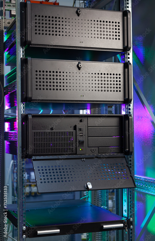 Rack Servers and Supercomputers, Modern Telecommunications, Artificial ...