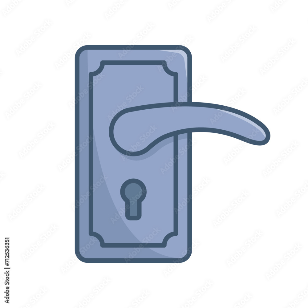 door handle icon vector design template simple and modern door handle icon vector design template simple and modern